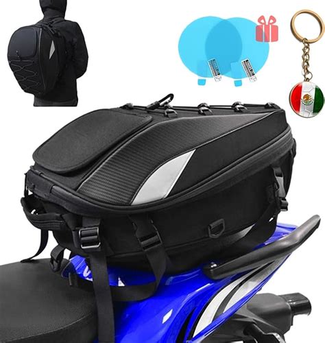 Mochila Para Parte Trasera De Motocicleta 25 38L Bolsa Para Casco De