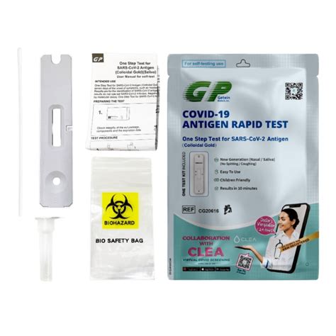 GETEIN COVID 19 ANTIGEN RAPID TEST KIT 2 IN 1 NASAL SALIVA NO