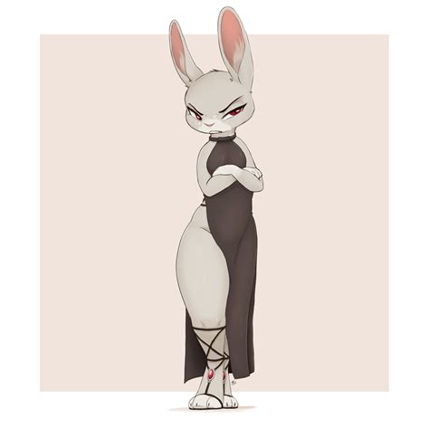 247479 Safe Artistlouart Oc Oczara Louart Fictional Species Lagomorph Mammal