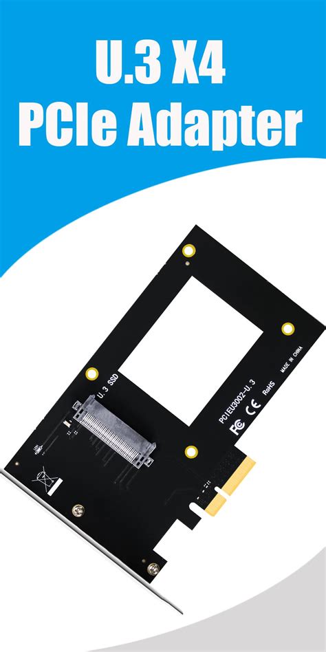 Glotrends Pu Dual U To Pcie X Adapter Support X U Ssd