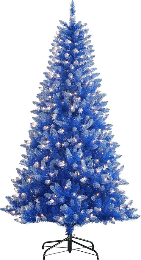 Puleo International Árbol de Navidad artificial Pre iluminado de 6 5