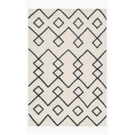 Alexander Home Lennon Modern Moroccan Hand Woven 100 Wool Rug Bed