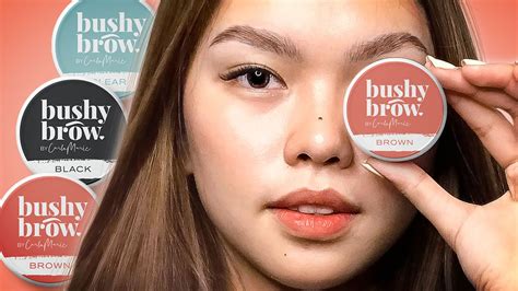 How To Use Bushy Brow Feathery And Natural Looking Brows Achieved