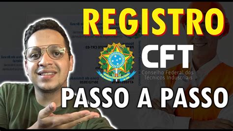 COMO SOLICITAR REGISTRO NO CFT PASSO A PASSO ATUALIZADO 2023