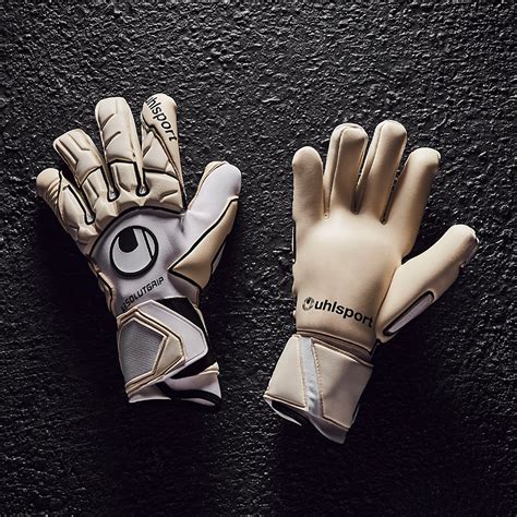 Uhlsport Absolutgrip Hn Pro White White Black Mens Goalkeeper