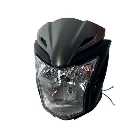 Combo Farola Carenaje C Visor Cb Invicta M N Negro