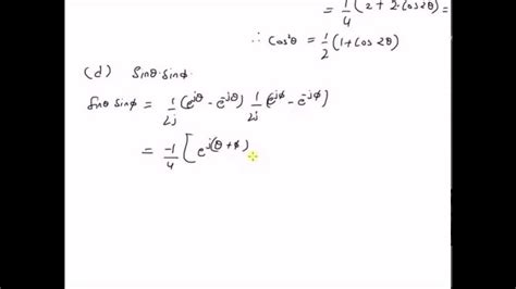 Eulers Formula To Trigonometric Identities Youtube