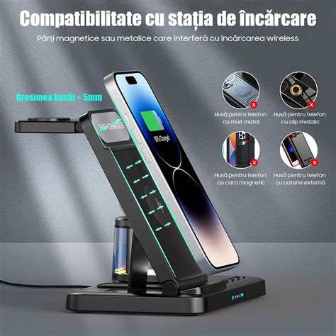 Incarcator Wireless Multifunctional In Statie De Incarcare