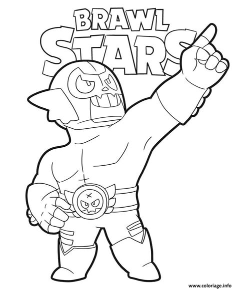 Dessin Kawaii Coloriage A Imprimer Brawl Stars Corbac