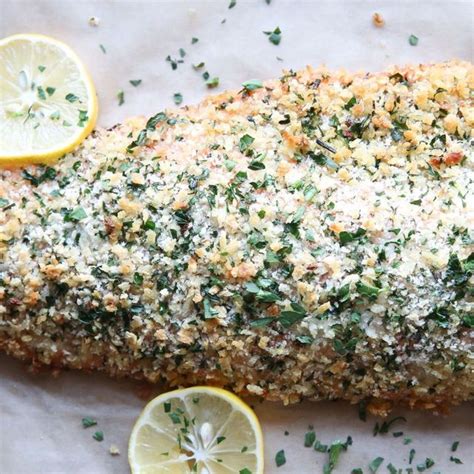 Best Baked Parmesan Salmon Recipe How To Make Baked Parmesan Salmon