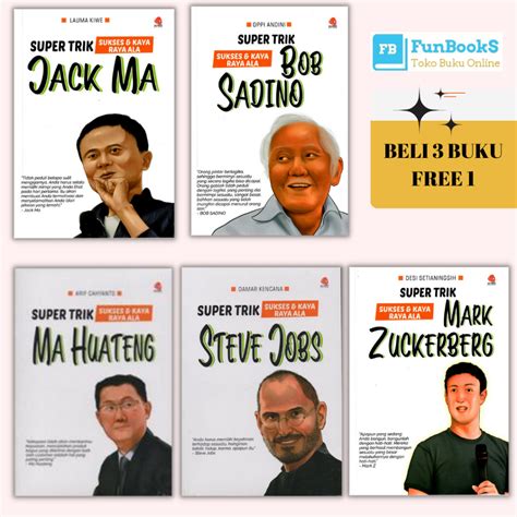 Jual Buku Tokoh Dunia Super Trik Sukses Kaya Raya Ala Shopee