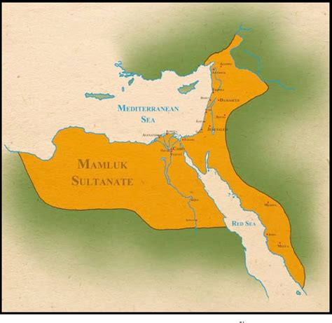 Mamluk Sultanate Map