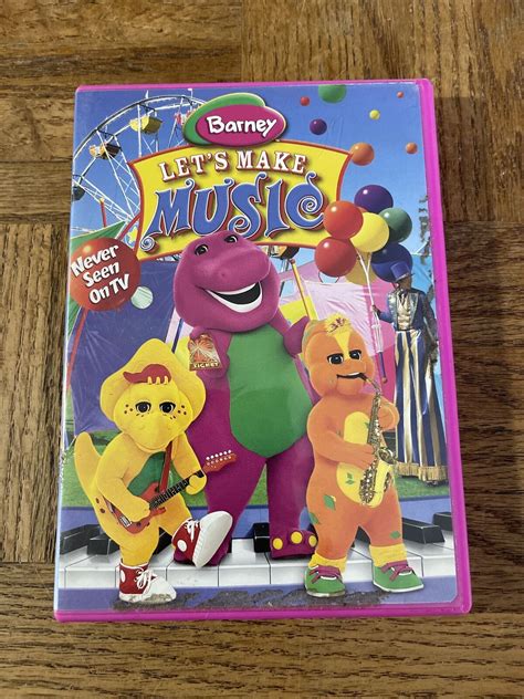 Barney Lets Make Music Dvd 45986310361 Ebay