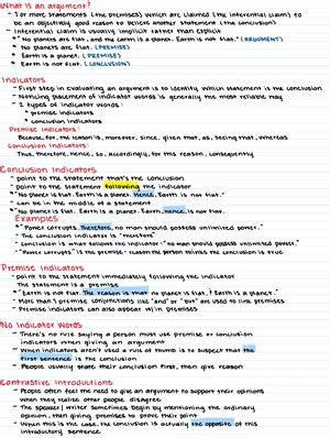 Unit 2 Intro To Critical Reasoning PHIL 1180 Studocu