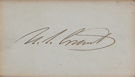 U. S. Grant Signature | RR Auction