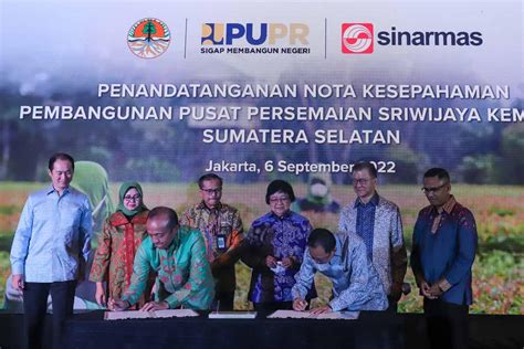 Foto Klhk Pupr Dan Sinar Mas Jalin Kerja Sama Bangun Pusat Persemaian