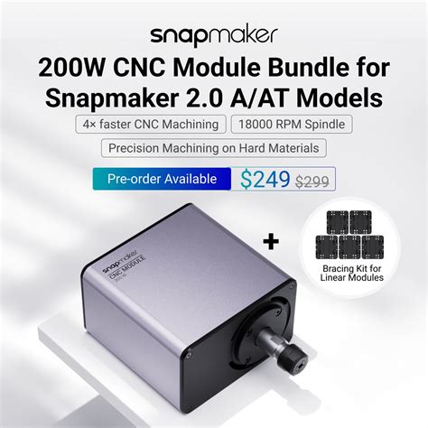 The Official Bracing Kit And W Cnc Bundle For Snapmaker