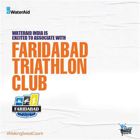 Wateraid India On Twitter A Loud Shoutout To Faridabad Triathlon Club