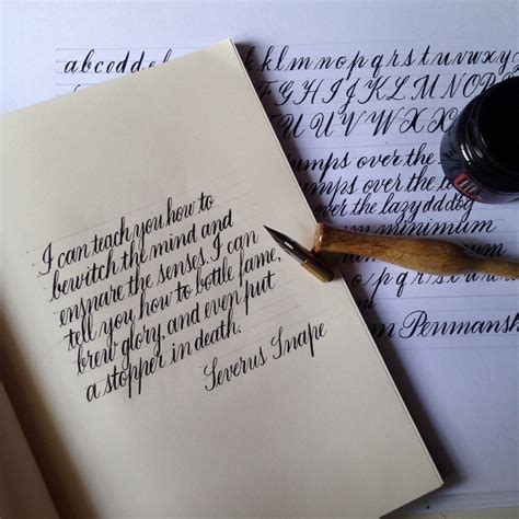 You're Not My Typo (Harry Potter related calligraphy practice)