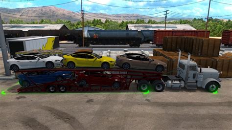 ats Ownable Cars Transporter 1 42 v 1 2 Trailer Mod für American