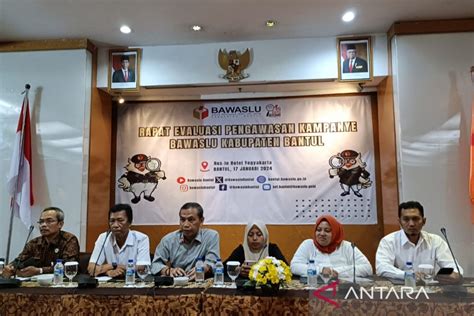 Bawaslu Bantul Mengevaluasi Pengawasan Tahapan Kampanye Pemilu