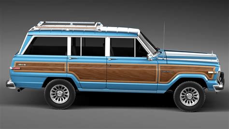 Jeep Wagoneer Woody 1980 - 3D Model by SQUIR