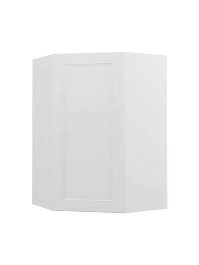 TW WDC2436 Uptown White 24 Diagonal Corner Wall Cabinet