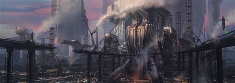 Industrial city by gunsbins on DeviantArt