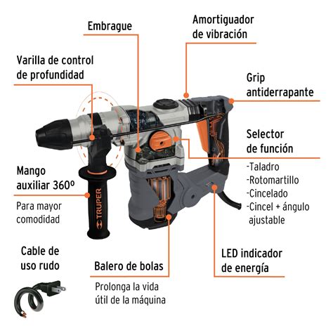 Rotomartillo Sds Plus Joules W Industrial Truper