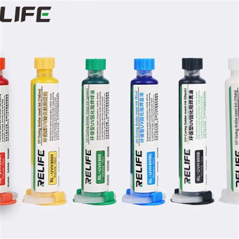 Relife Rl Uvh Pcb Uv Curable Solder Mask Ink Repairing Paint Green