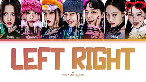 Request Xg Left Right Lyrics Tradu O Legendado Color Coded