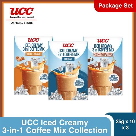 Ucc Iced Creamy In Coffee Mix Complete Collection Shopee Philippines