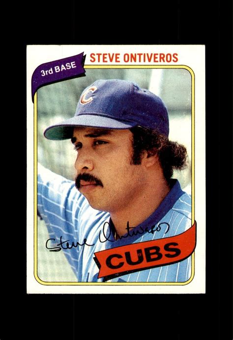 Topps Baseball Steve Ontiveros Ebay