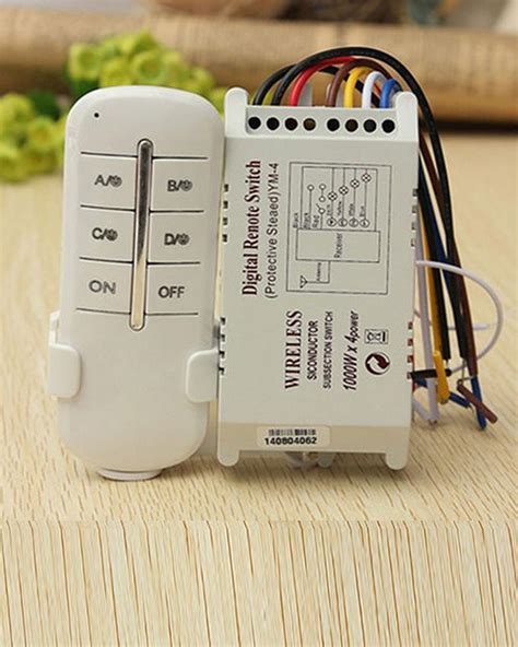 4 Channels On/off 220v Light Fan Remote Control Switch Price in Pakistan - View Latest ...