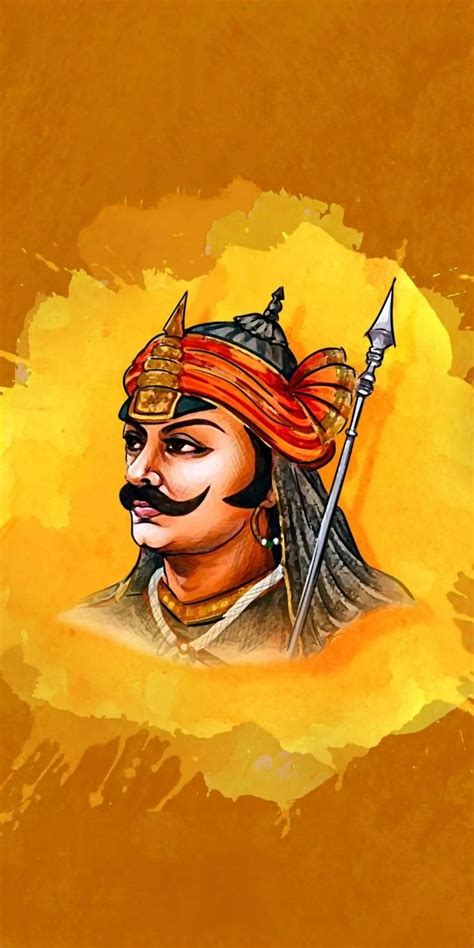 Maharana Pratap Singh Royal Rajput Wallpaper Maharana Pratap Art My