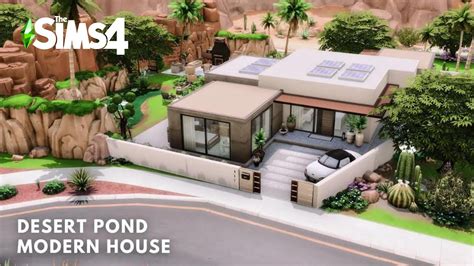 Desert Modern Home 🌵 Nocc The Sims 4 Oasis Springs Stop Motion Build Youtube