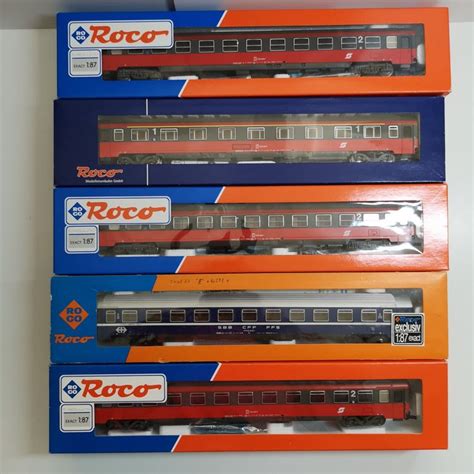 5 x Roco Eurofima Wagen SBB ÖBB 1 87 DC OVP Kaufen auf Ricardo