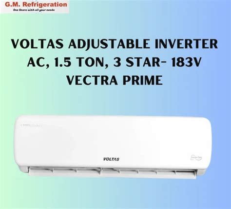 Voltas Adjustable Inverter Ac Ton Star V Vectra Prime At Rs