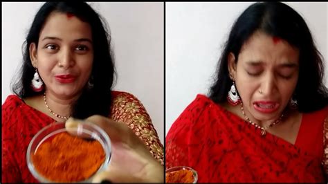 Sneezing Challenge 15 Times Sneezing With Red Chilli Powder Most