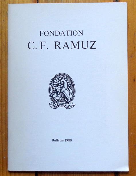 Fondation C F Ramuz Bulletin By Ramuz Collectif Magazine