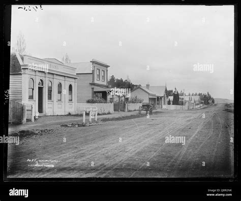 Waipukurau, Waipukurau, by Burton Brothers Stock Photo - Alamy