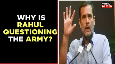 Government Condemns Rahul For Remark About Beating Jawans English