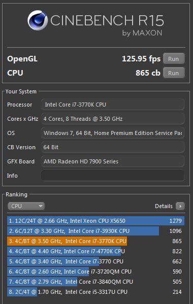 Cinebench R Share Compare Your Scores Windows Forums