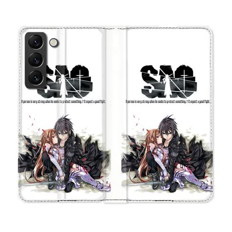 Housse Cuir Portefeuille Samsung Galaxy S Plus Manga Sao Sword Art