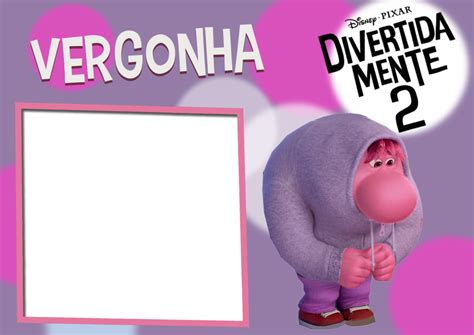 Moldura Vergonha Divertidamente 2 PNG Imagem Legal