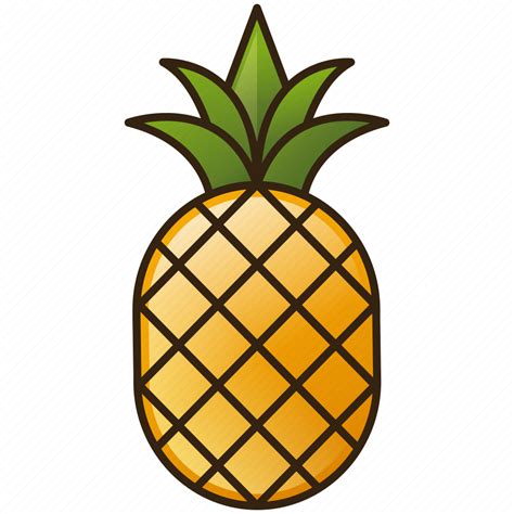 Diet Food Fruit Healthy Pineapple Icon Download On Iconfinder