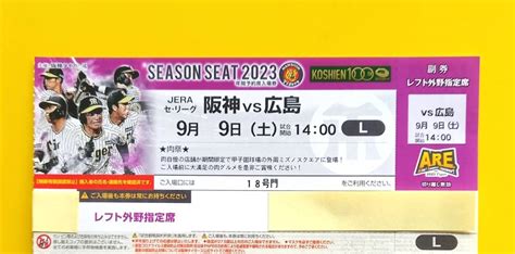 Yahooオークション 通路近 1席 99土 レフト外野指定 下段 阪神タ