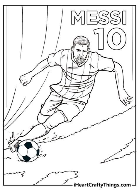 Messi Coloring Sheet Printable