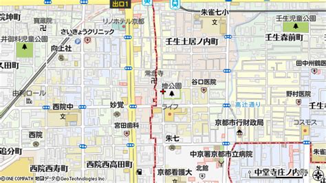 京都府京都市中京区壬生西桧町 郵便番号 〒604 8846：マピオン郵便番号