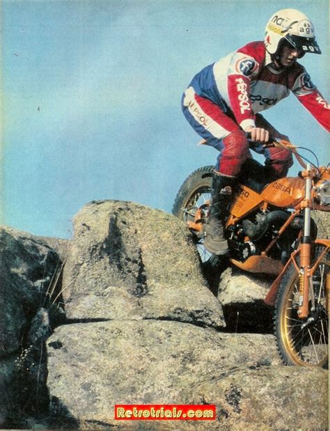 1981 Ossa 350 trial - www.retrotrials.com